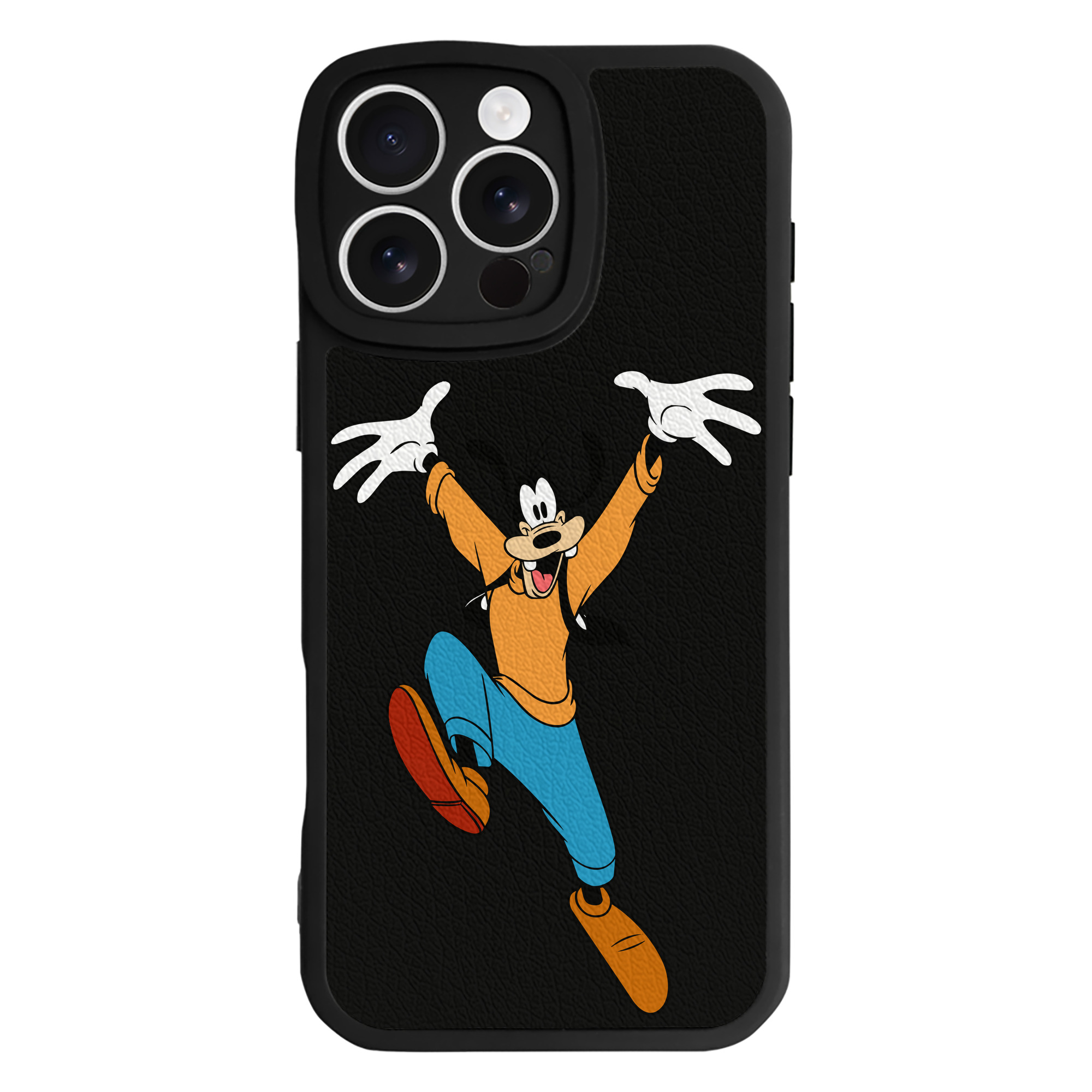 （画像用） ミッキーマウス Mickey Mouse 【iPhone 16シリーズ対応】シリコンスマホケース（レザー調） 材質：シリコン